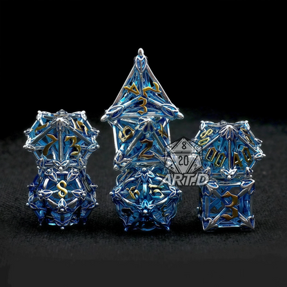 ATR.D D&D Hollow Zinc Alloy Blue Die Set