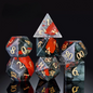 ATR.D D&D Bloodstone Dice full set
