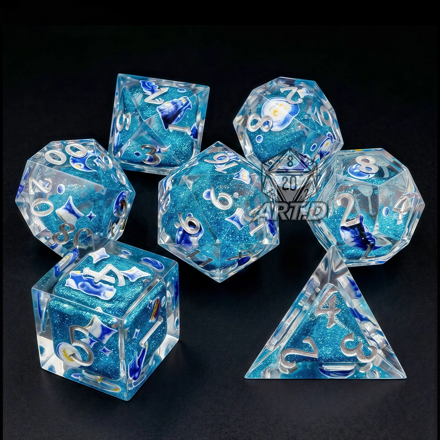 ATR.D D&D World-Famous Paintings Series Dice Set