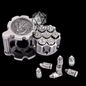 ATR.D D&D Silver Revolver Bullet-Shaped Dice