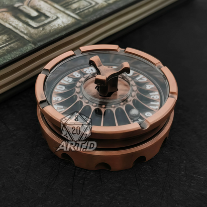 ATR.D D&D Russian Roulette Copper-Colored Dice