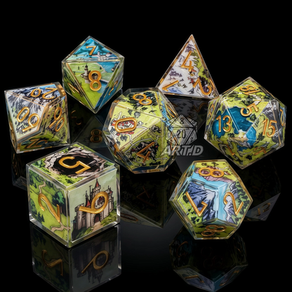 ATR.D D&D Map Series Dice Set