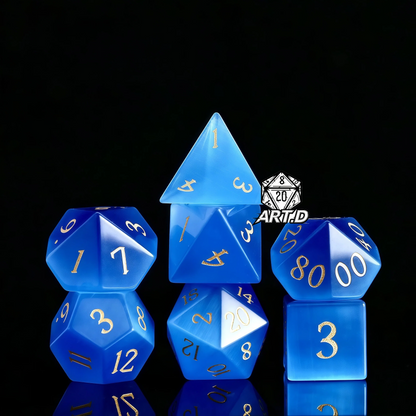 ATR.D D&D Blue Fiberglass Gemstone full set