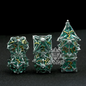 ATR.D D&D Hollow Zinc Alloy Green Dice Set