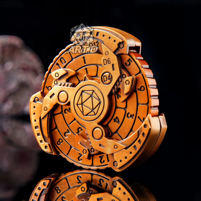 ATR.D D&D Finger Spinner Gold Dice