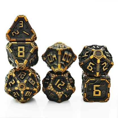 ATR.D D&D copper Cthulhu-style Dice set
