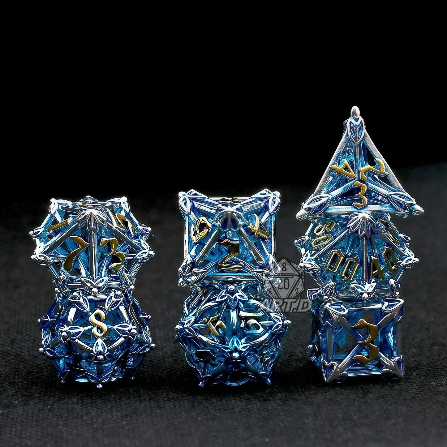 ATR.D D&D Hollow Zinc Alloy Blue Die Set