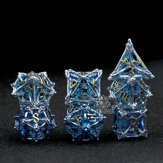 ATR.D D&D Hollow Zinc Alloy Blue Die Set