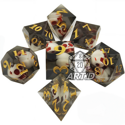 ATR.D D&D Skeleton Series Dice Set