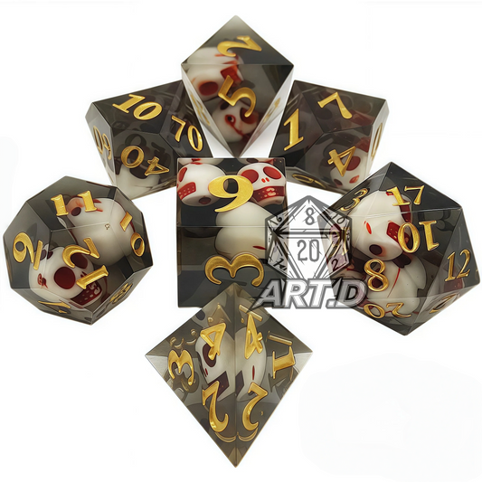 ATR.D D&D Skeleton Series Dice Set